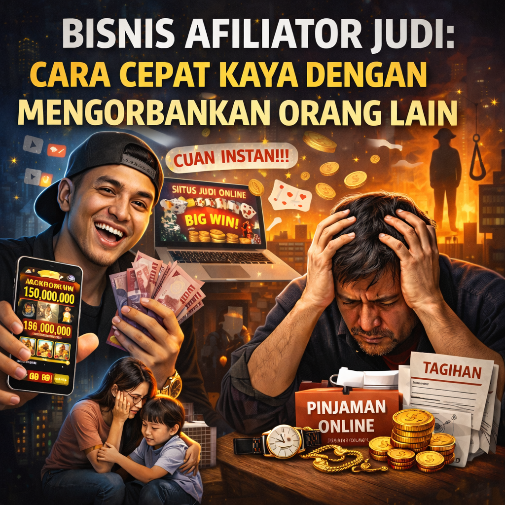Bisnis Afiliator Judi: Cara Cepat Kaya dengan Mengorbankan Orang Lain.