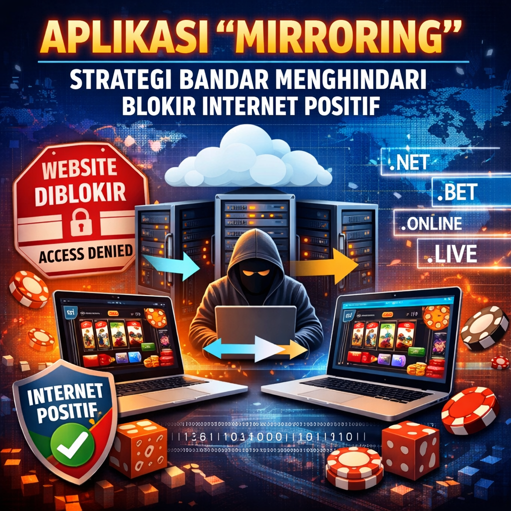 APLIKASI "MIRRORING": STRATEGI BANDAR MENGHINDARI BLOKIR INTERNET POSITIF.